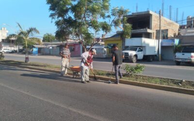 GOBIERNO DE ACAPONETA INTENSIFICA LA LIMPIEZA Y EL MANTENIMIENTO DEL MUNICIPIO.