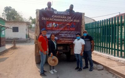 PROGRAMA MUNICIPAL DE DESCACHARRIZACIÓN VISITÓ EL MOTAJE Y EL RESBALÓN.