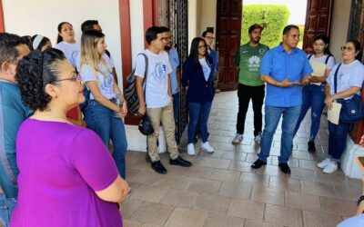 GOBIERNO DE ACAPONETA DA LA BIENVENIDA A ESTUDIANTES DE LA UAN PERTENECIENTES AL PROGRAMA 100.