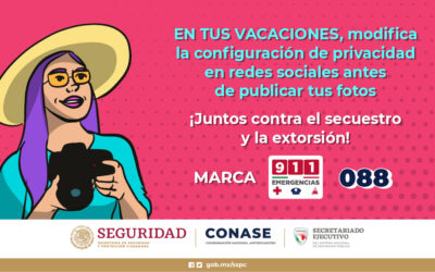 👊🏻 ¡Juntos contra el secuestro y la extorsión!. 📲 Ante cualquier emergencia marca 911 o 088.