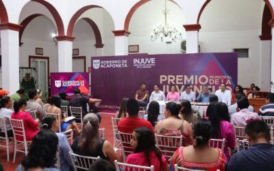 GOBIERNO DE ACAPONETA ENTREGA PREMIO MUNICIPAL DE LA JUVENTUD 2023. • A través del INJUVE Acaponeta.