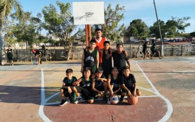DIO INICIO ENTRETENIDO TORNEO DE BÁSQUETBOL MUNICIPAL EN LA UNIDAD DEPORTIVA.