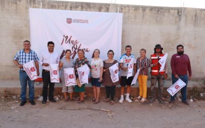 GOBIERNO DE ACAPONETA DA INICIO A LOS TRABAJOS DEL MEJORAMIENTO DEL DRENAJE SANITARIO Y AGUA POTABLE EN LA COLONIA PORFIRIO VÁSQUEZ.