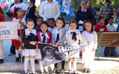 SE CONMEMORA DÍA DE LA BANDERA CON ESCUELAS COMO PROTAGONISTAS:
