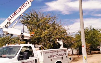 PROGRAMA ILUMINANDO ACAPONETA CONTINUA BENEFICIANDO A COMUNIDADES Y COLONIAS: