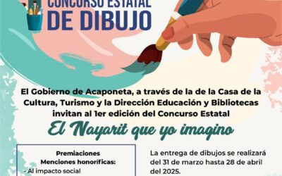 El Gobierno De Acaponeta Convoca al 1er Concurso Estatal de Dibujo  “El Nayarit que yo imagino»