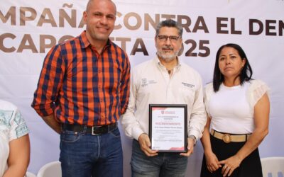 #dengue|| Manuel Ramón Salcedo Osuna, presidente municipal, encabezó el acto de arranque de la campaña contra el mosquito del dengue 2025.