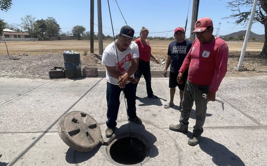 Oromapas Acaponeta || Limpieza de red de drenaje.