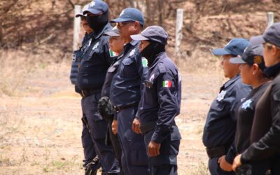 #SeguridadAcaponeta || Como parte de sus capacitaciones continuas personal de Seguridad Pública Acaponeta realizó prácticas de Tiro.
