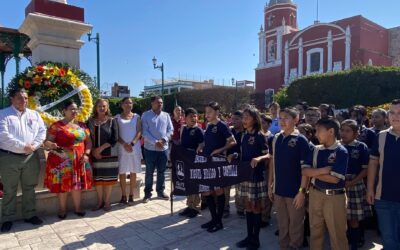 #ActoCívicoAcaponeta Gobierno de Acaponeta conmemora aniversario del Natalicio de Miguel Hidalgo.