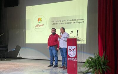 #GobiernoDeAcaponeta Servidores públicos recibieron capacitación de Anticorrupción.