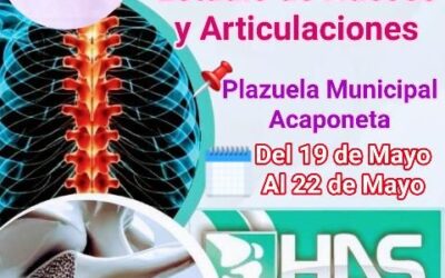 Atención Acaponeta y comunidades cercanas !!  DIF Municipal de Acaponeta invita,  a la jornada de prevención de osteoporosis y daños articulares…