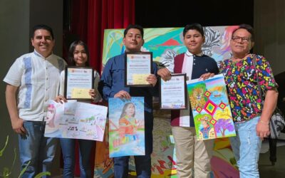 #GobiernoDeAcaponeta  Se premió a ganadores del 1er Concurso Estatal de Dibujo «El Nayarit que yo imagino”.